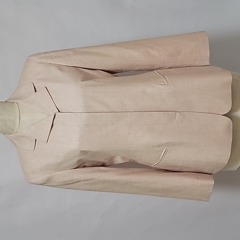 Neiman Marcus Pink Vintage Linen Jacket